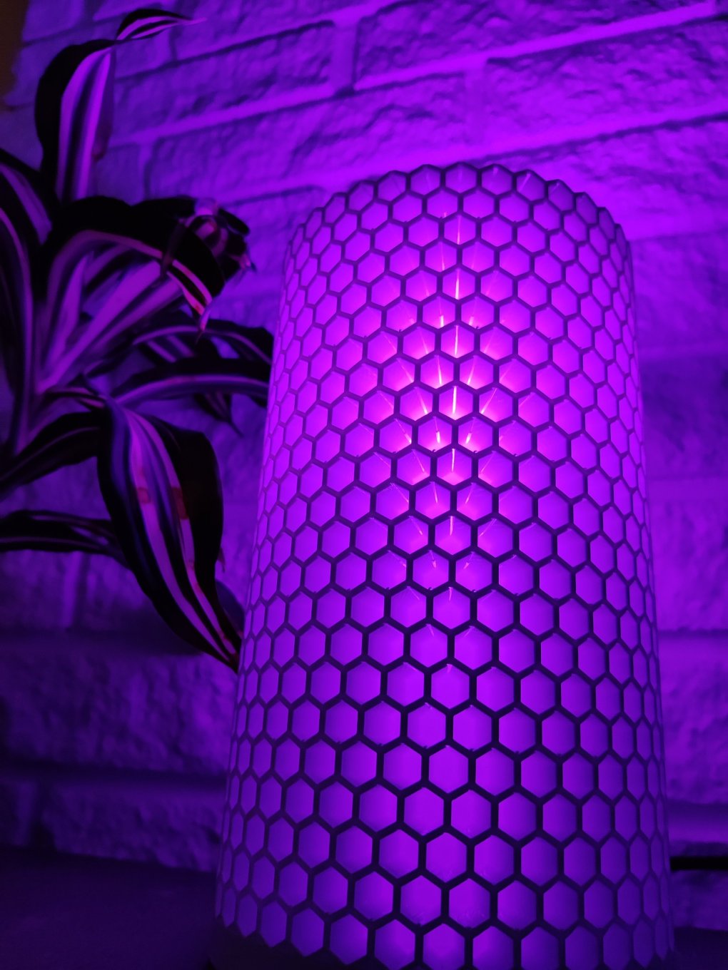 Honeycomb lampeskjerm med lampefot - 2022 LIMITED EDITION - Bilde 2