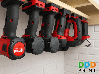 Veggfeste til Milwaukee 18V verktøy – Hengende eller på vegg