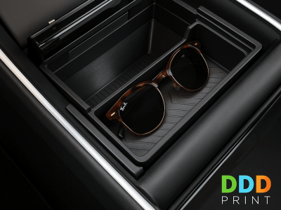 Tesla Model 3 / Model Y 2017-2018 senterkonsoll med søppelbøtte