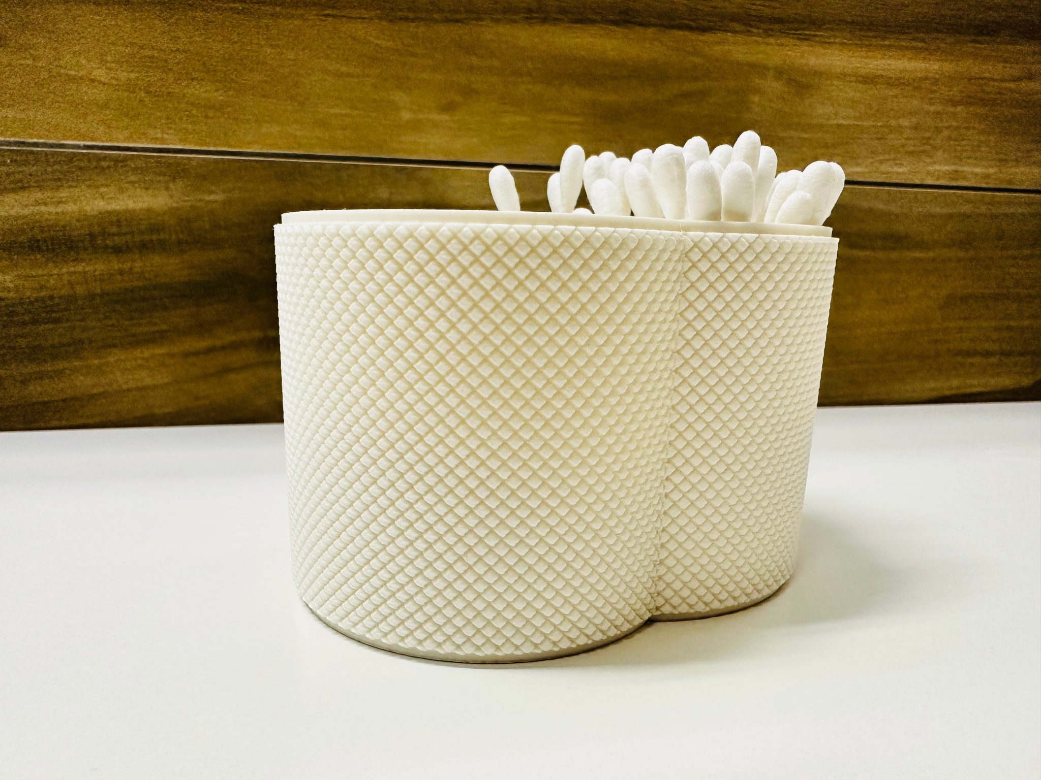 Holder for bomullspinner og bomullspads - Bilde 2