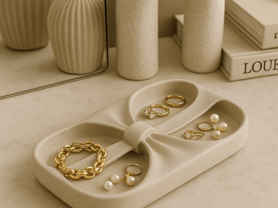 Minimal sløyfeskål