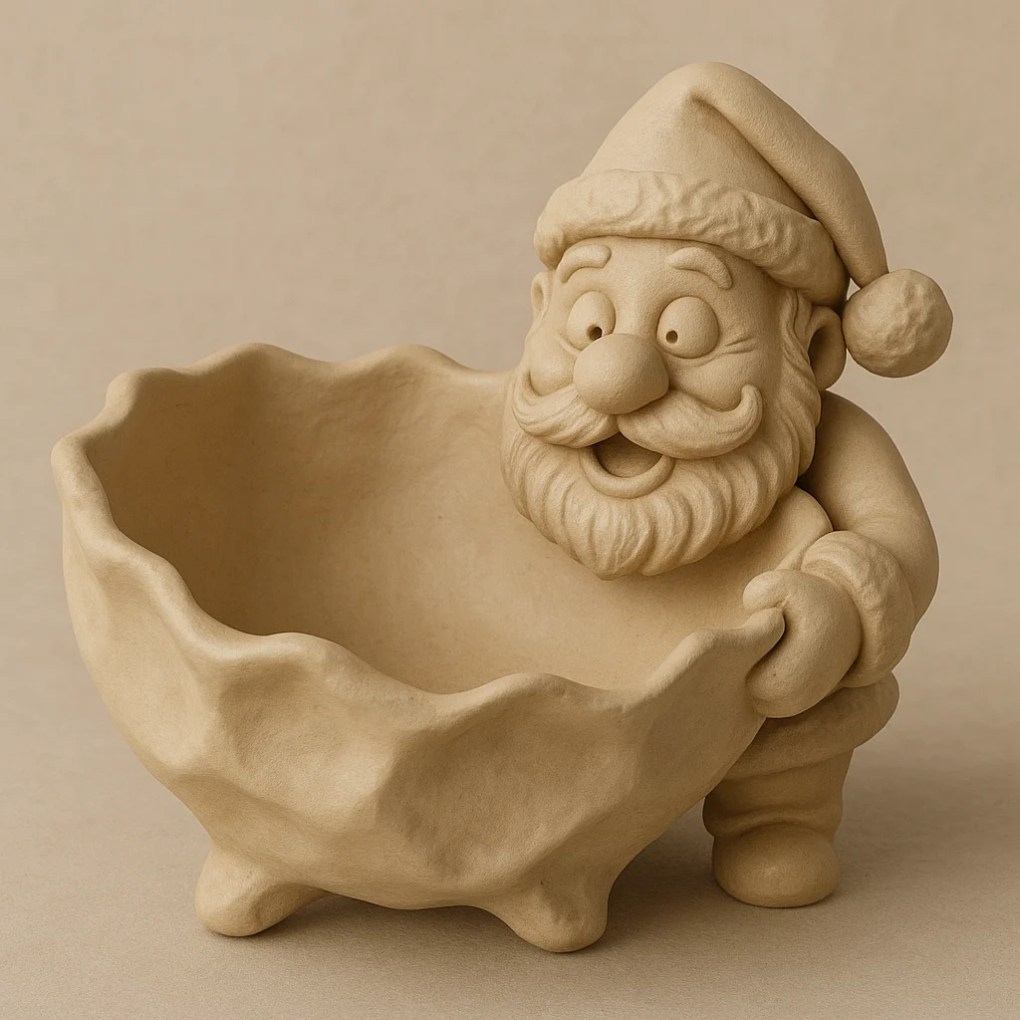 Santa Claus Holiday Catch-All Bowl - Bilde 3