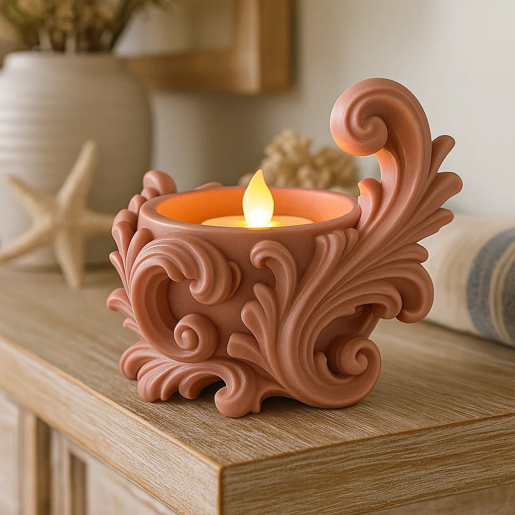 Baroque Flourish Tea Light Holder - Bilde 4