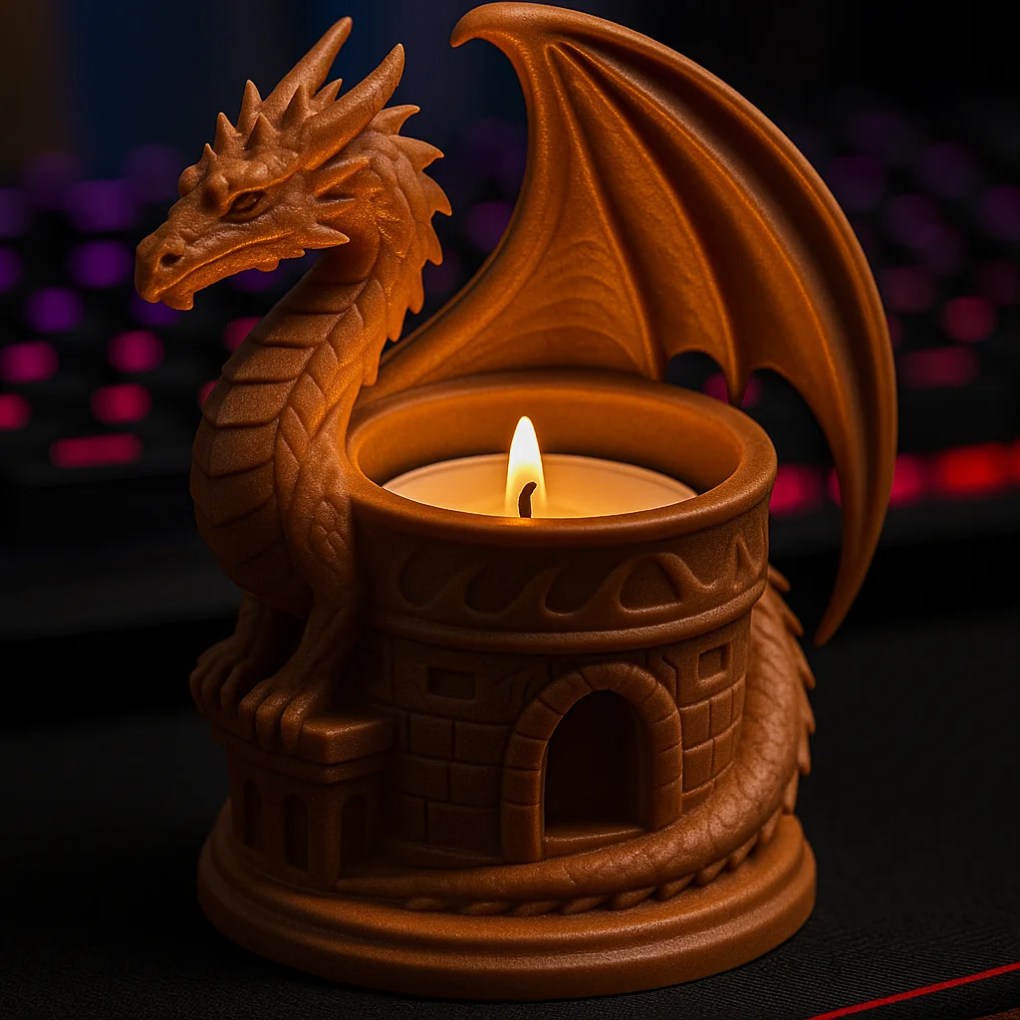 Dragon Keep Tea Light Holder