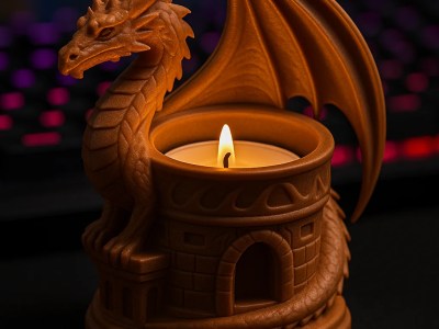 Dragon Keep Tea Light Holder