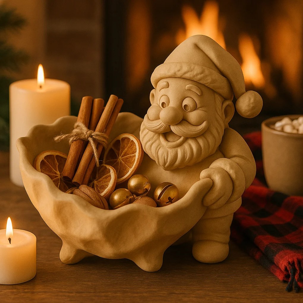 Santa Claus Holiday Catch-All Bowl - Bilde 4