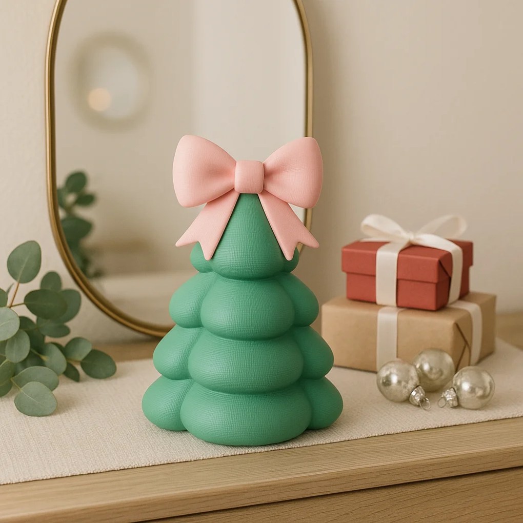 Coquette Christmas Tree with Bow