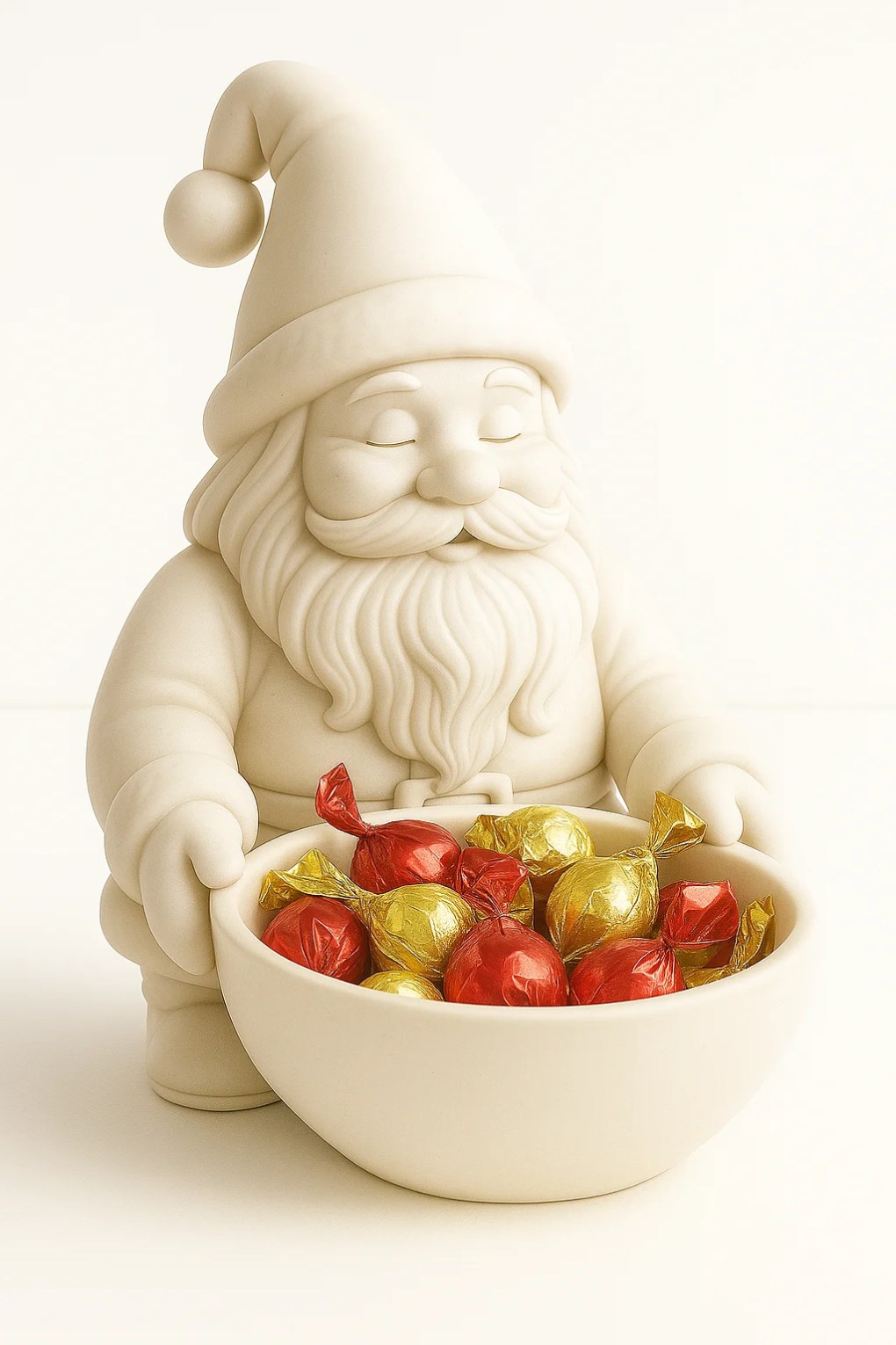 Santa Candy Keeper Catch-All Bowl – Festive 3D Printed Holiday Decor - Bilde 3