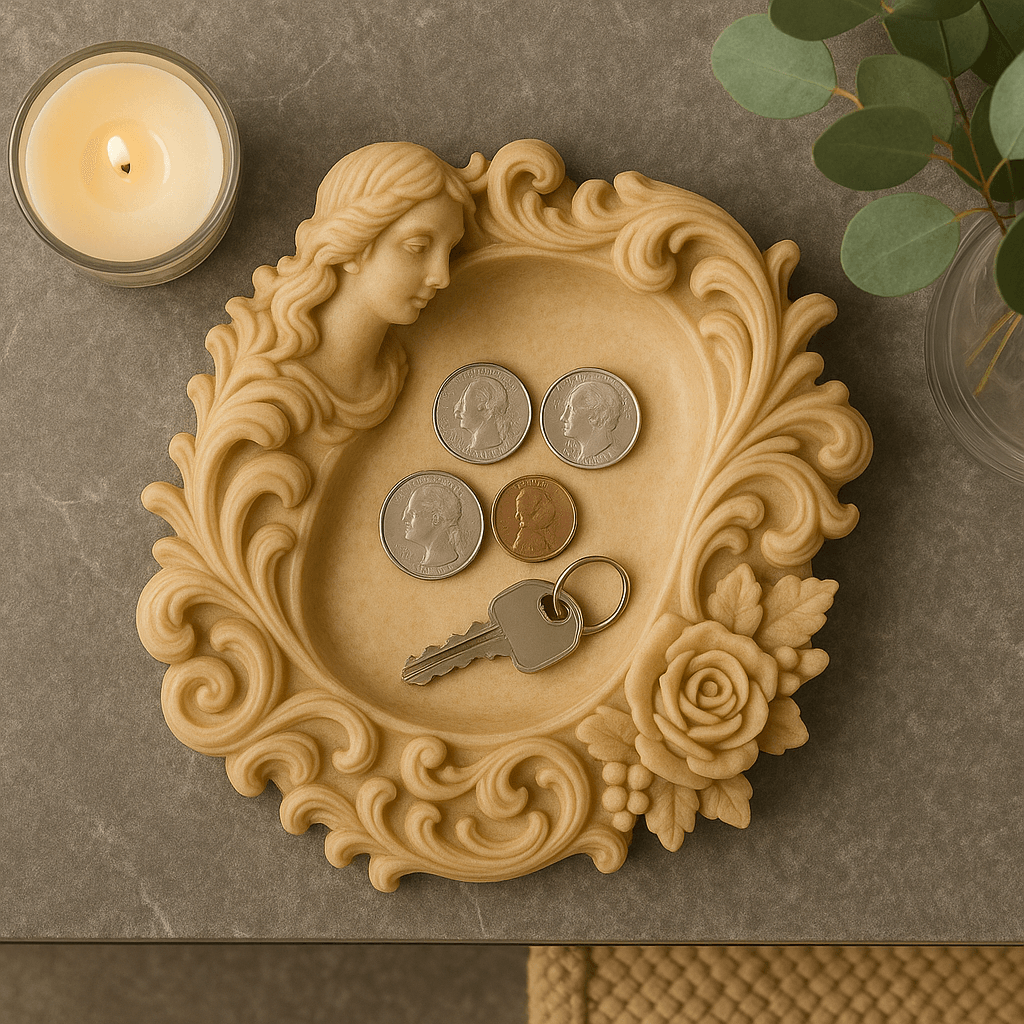 Vintage skjellstettskål