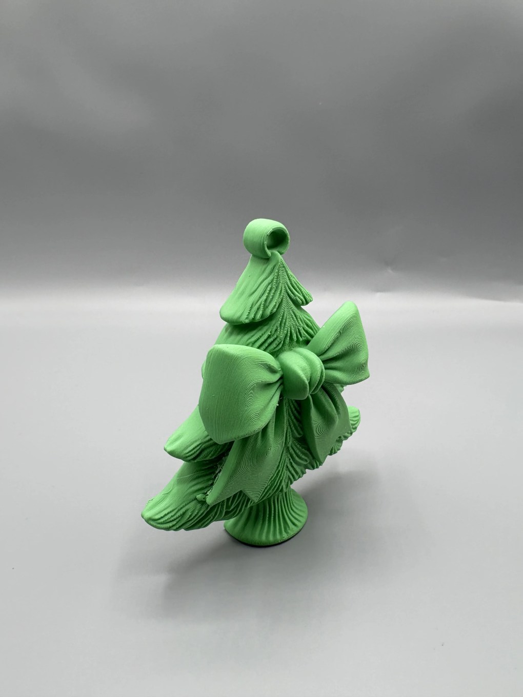 Coquette Bow Christmas Tree Ornament – 3D Printed Holiday Decoration - Bilde 3