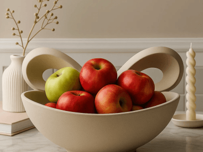 Sløyfehåndtaksskålen